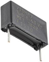 mkt1822510065 Vishay MKT 1822 Polyester Film Capacitor, 40 V ac, 63 V dc, ±10%, 1μF, Through Hole