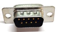 199-120 RS PRO 9 Way Panel Mount D-sub Connector Plug, with Panel