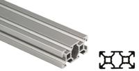 38429928913000 Bosch Rexroth Silver Aluminium Profile Strut, 20 x 40 mm, 6mm Groove, 3000mm Length