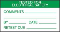 445-4085 RS PRO Adhesive Pre-Printed Adhesive Label-Tested For Electrical Safety-. Quantity: 30