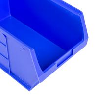 484-4157 RS PRO PP Storage Bin, 350mm x 205mm x 181mm, Blue