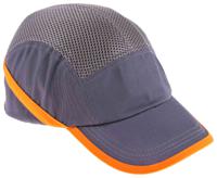 918-5674 Portwest Grey Standard Peak Bump Cap, ABS Protective Material