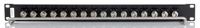 252-2982 BNC 16 Port Loaded Rack Patch Panel, 1U Rack Height