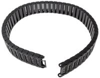 07500380 Igus 7, e-chain Black Cable Chain - Flexible Slot, W57 mm x D15mm, L1m, 38 mm Min. Bend Radius, Igumid G