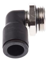 3199-12-21 Legris LF3000 Series Elbow Threaded Adaptor, G 1/2 Male to Push In 12 mm, Threaded-to-Tube Connection Style