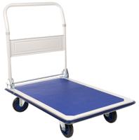 251-946 RS PRO Foldable Flatbed Steel Platform Trolley, 608 x 907 x 870mm, 300kg Load