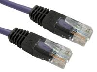 266-2679 RS PRO, 1m Cat5e, Violet RJ45 to Male RJ45 Male, UTP Unshielded, Terminated PVC Sheath