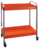 1470kc2 Bahco 2 Shelf Aluminium Workshop Trolley, 759 x 432 x 1025mm, 30 (per shelf)kg Load
