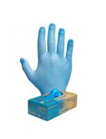 a-td01-bl-xs Traffi TD01 Blue Powder-Free Nitrile Disposable Gloves, Size XS, 100Pair per Pack