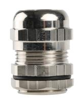 835-4112 RS PRO Metallic Nickel Plated Brass Cable Gland, M20 Thread, 6mm min., 12mm max., IP68
