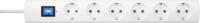 233202008 Kopp 1.4m 6 Socket Trailing Socket, 250 V, IP20