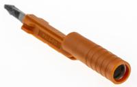 3034455 Phoenix Contact Orange, Male Test Connector Adapter