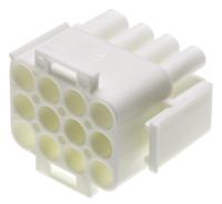 350735-1 TE Connectivity, Universal MATE-N-LOK Male Connector Housing, 6.35mm Pitch, 12 Way, 3 Row