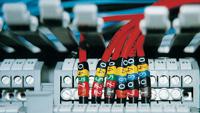 901-10442 HellermannTyton Helagrip Slide On Cable Marker, Black on White, Pre-printed "Z", 1 → 3mm Cable,