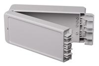 96034125-b-180806-abs-7035 Bopla Bocube Series Light Grey ABS Enclosure, IP66, IP68, Light Grey Lid, 191 x 80 x 60mm