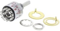 mh00l1nzqd C & K, 6 Position DPST Rotary Switch, 250 mA @ 28 V dc, Solder