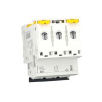 a9f93320 Schneider Electric Acti9 A9F MCB, 3P, 20A Curve B, 440V AC, 180V DC, 20 kA Breaking Capacity
