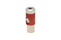 325-511 RS PRO Aluminium, Brass, Steel Female Pneumatic Quick Connect Coupling, BSPT 1/4 Female Threaded