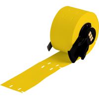 m6-12-109-yl Brady B-109 Black on Yellow Label Printer Label, 19.05 mm Width, 76.20mm Label Length, 17.78mm Label Width