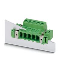 1716632 Phoenix Contact PCB Connector, 4-Contact, 7.62mm Pitch, Direct Mounting, 2-Row, Screw Termination