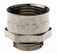 52104581 Lapp Cable Gland Adaptor, M16 Exterior Thread, M20 Interior Thread, Nickel Plated Brass, SKINDICHT Series