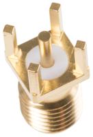 r124426123w Radiall, Jack PCB Mount SMA Connector, 50Ω, Solder Termination, Straight Body