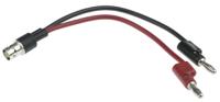 3073 Pomona BNC Test Lead, 500V dc, Black, Red, 210.69mm Lead Length