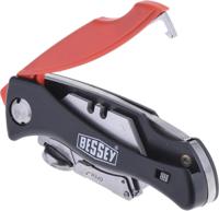 dbkph-eu Bessey Safety Knife with Straight Blade, Retractable
