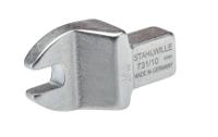 58611016 STAHLWILLE 731A/10 Series Open Ended Insert Insertion Wrench, 1/4 in, 9 x 12mm Insert, Chrome Plated Finish