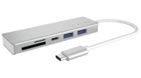 ib-hub1413-cr ICY BOX 3 Port USB 3.0 USB C  Hub, 30x112x12mm