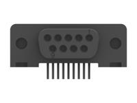 5745131-1 TE Connectivity 5745131 9 Way Right Angle Board Mount D-sub Connector Receptacle, 2.74mm Pitch