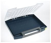 134866 Raaco Grey PC, PP Compartment Box, 55mm x 421mm x 361mm