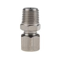 178-0965 RS PRO 1/4 BSPT Compression Fitting for Use with Thermocouple or PRT Probe, 4mm Probe