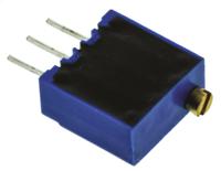 m64w102kb40 Vishay 64W Series 19 (Electrical), 22 (Mechanical)-Turn Through Hole Trimmer Resistor with Pin Terminations, 1kΩ ±10%