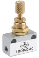 t1000m0500 Norgren T1000 Series Threaded Flow Regulator, M5 Female Inlet Port x M5 Female Outlet Port