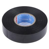 53988-00002-01 Tesa 53988 Black Soft PVC Electrical Insulation Tape, 19mm x 25m