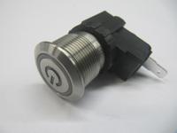 175-8557 RS PRO Push Button Switch, Latching, Panel Mount, 19.1mm Cutout, SPST, 250 / 125V ac, IP67