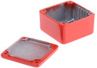 rtm500111-red CAMDENBOSS 5000 Series Red Die Cast Aluminium Enclosure, IP54, Red Lid, 50 x 50 x 31mm