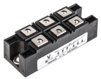 vs-160mt80kpbf Vishay Bridge Rectifier Module, 200A, 800V, 3-phase, 6-Pin