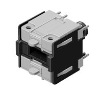 71-671026 EAO 71 Series Contact Block for Use with Push Button Switch, 250V ac, 1NO + 1NC
