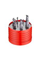 s991set922 Dormer End Mill, 3 mm, 4 mm, 5 mm, 6 mm, 8 mm, 10 mm Cutter, Solid Carbide