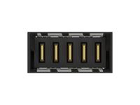 214917-e ERNI ERNI MicroSpeed Power Module Series Vertical Board Housing, 5 Contact(s), 2 mm Pitch, 1 Row, Shrouded
