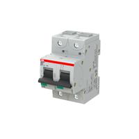 2ccf019604r0001-s802pv-sp50-5-ka ABB S800PV MCB, 2P, 50A Curve B, 800V DC, 5 kA Breaking Capacity