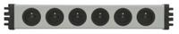 0200x02062318 Bodo Ehmann Type E - French 6 Gang Power Distribution Unit, 1.5m Cable, 16A, 250 V