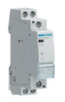 esc225s Hager System M Pro ESC Contactor, 230 V ac Coil, 2-Pole, 25 A, 2.2 VA, 2NO, 400 V ac