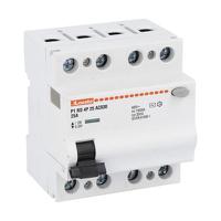 p1rd4p25ac030 Lovato P1RD Residual Current Circuit Breaker, 25A, 4 Pole, 30mA, Type AC, 230 V ac, 400 V ac