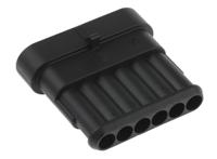 282108-1 TE Connectivity, AMP Superseal 1.5 Connector Housing Plug Cable Mount 6 Way