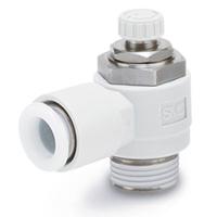 as2301f-01-06 SMC AS230 Series Threaded Speed Controller x 6mm Tube Outlet Port