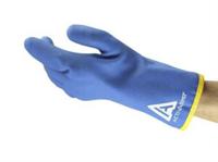 97681100 Ansell ActivArmr 97-681 Blue Nylon, Acrylic Polyvinyl Chloride, Nylon, Acrylic Work Gloves, Size 10, Polyvinyl Chloride