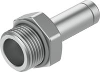 npqh-d-g18-s6-p10 Festo NPQH Series Straight Threaded Adaptor, G 1/8 Male to Push In 6 mm, Threaded-to-Tube Connection Style, 578361